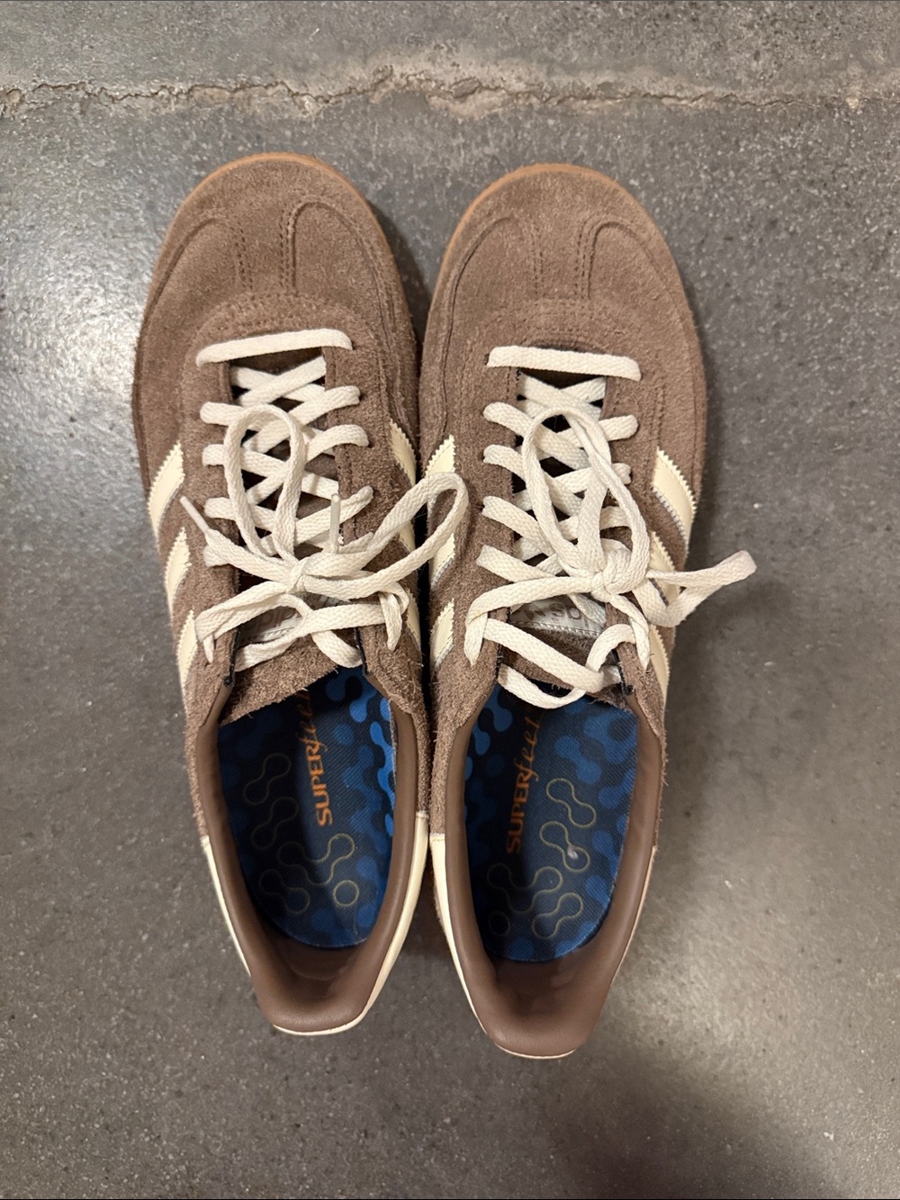Adidas handball spezial size 10 Earth Strata / Off White / Gum brown sneakers